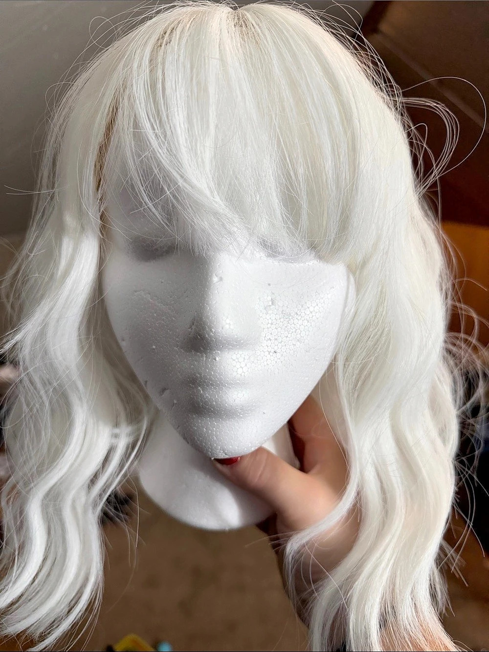 Wavy White Wig
